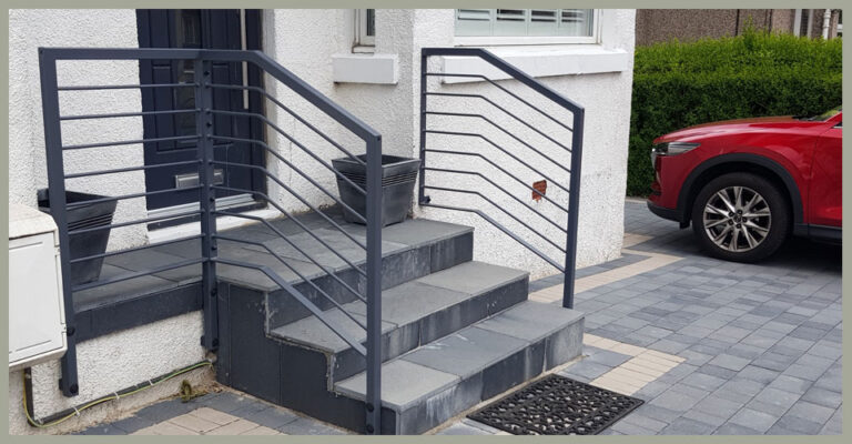 handrails for concrete steps contractors