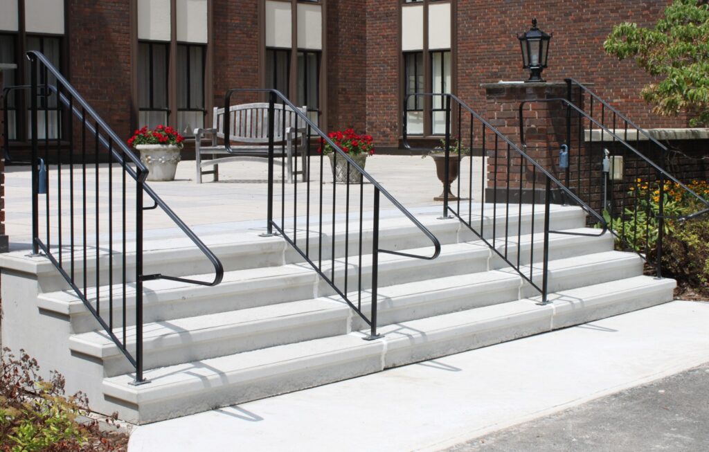 handrails for concrete steps contractors