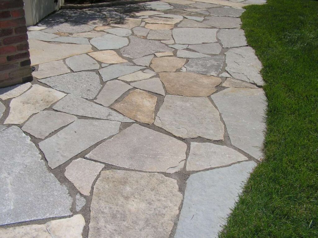 How to Install a Flagstone Sidewalk Step by Step