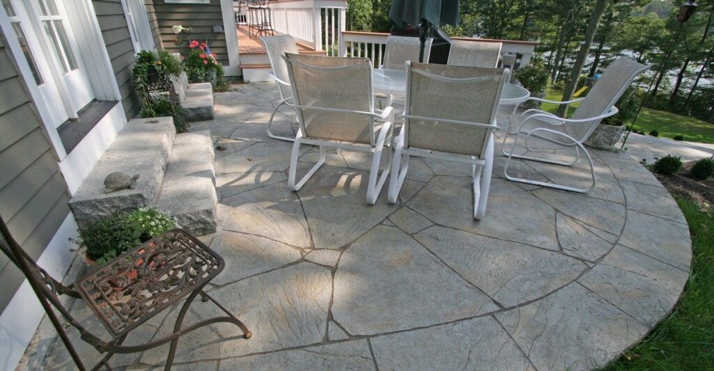 stamped concrete patio contractors near me