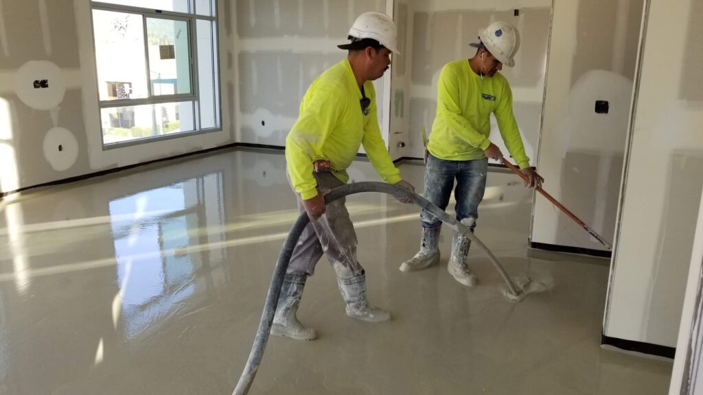 self leveling concrete contractor