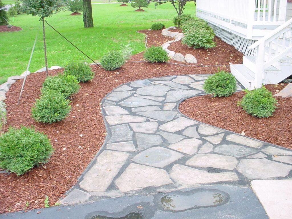 How to Install a Flagstone Sidewalk Step by Step