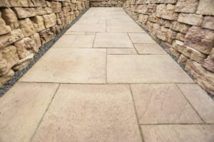 How to Install a Flagstone Sidewalk Step by Step