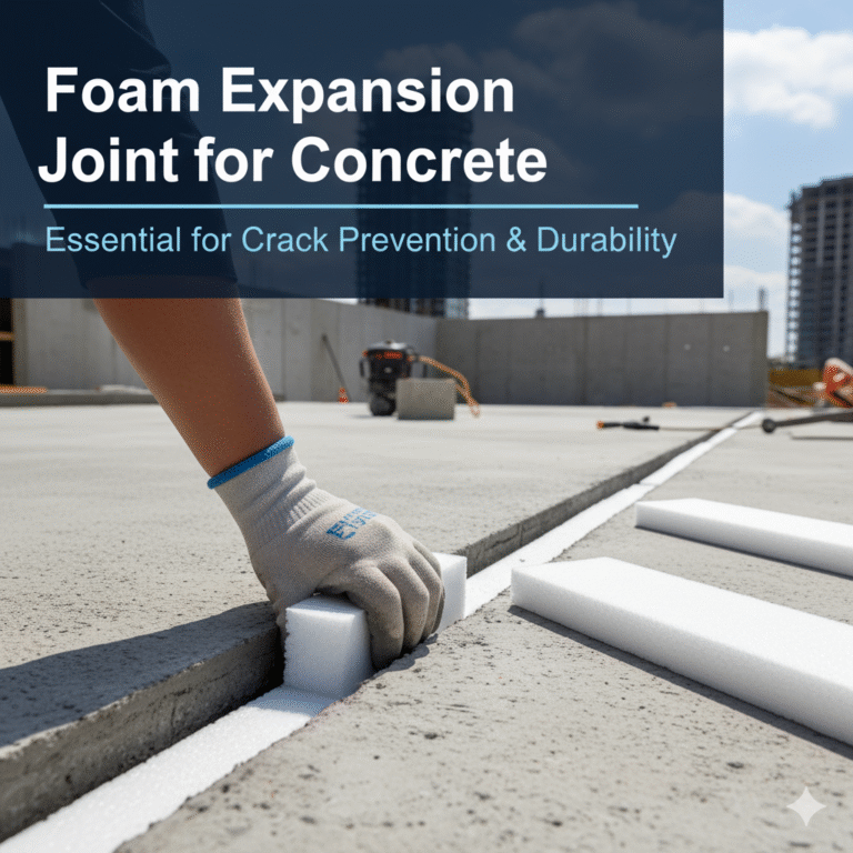 Foam Expansion Joint for Concrete | Crack Prevention