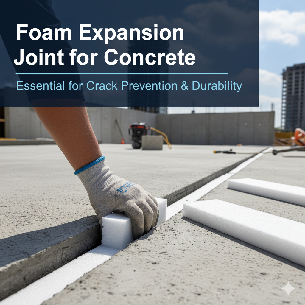 Foam Expansion Joint for Concrete | Crack Prevention