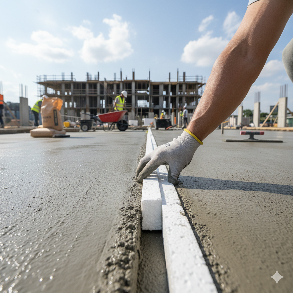 Foam Expansion Joint for Concrete | Crack Prevention