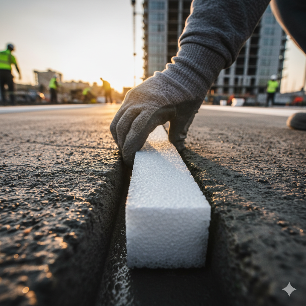 Foam Expansion Joint for Concrete | Crack Prevention