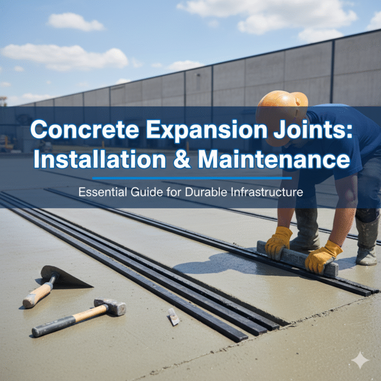Concrete Expansion Joints: Installation & Maintenance
