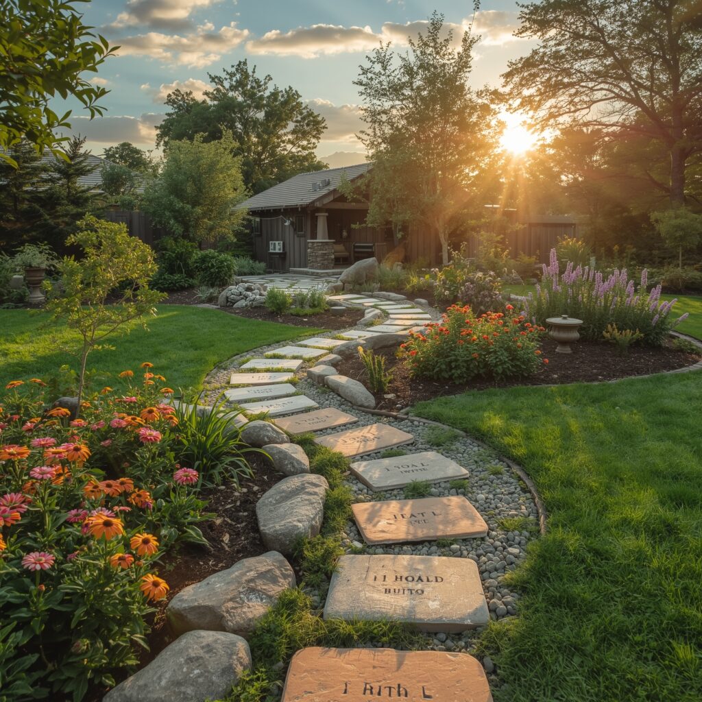 Create a Stunning Walkway with Stepping Stones