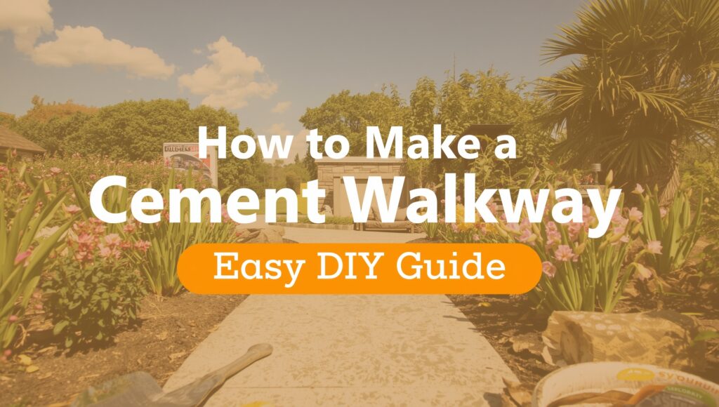 How to Make a Cement Walkway: Easy DIY Guide