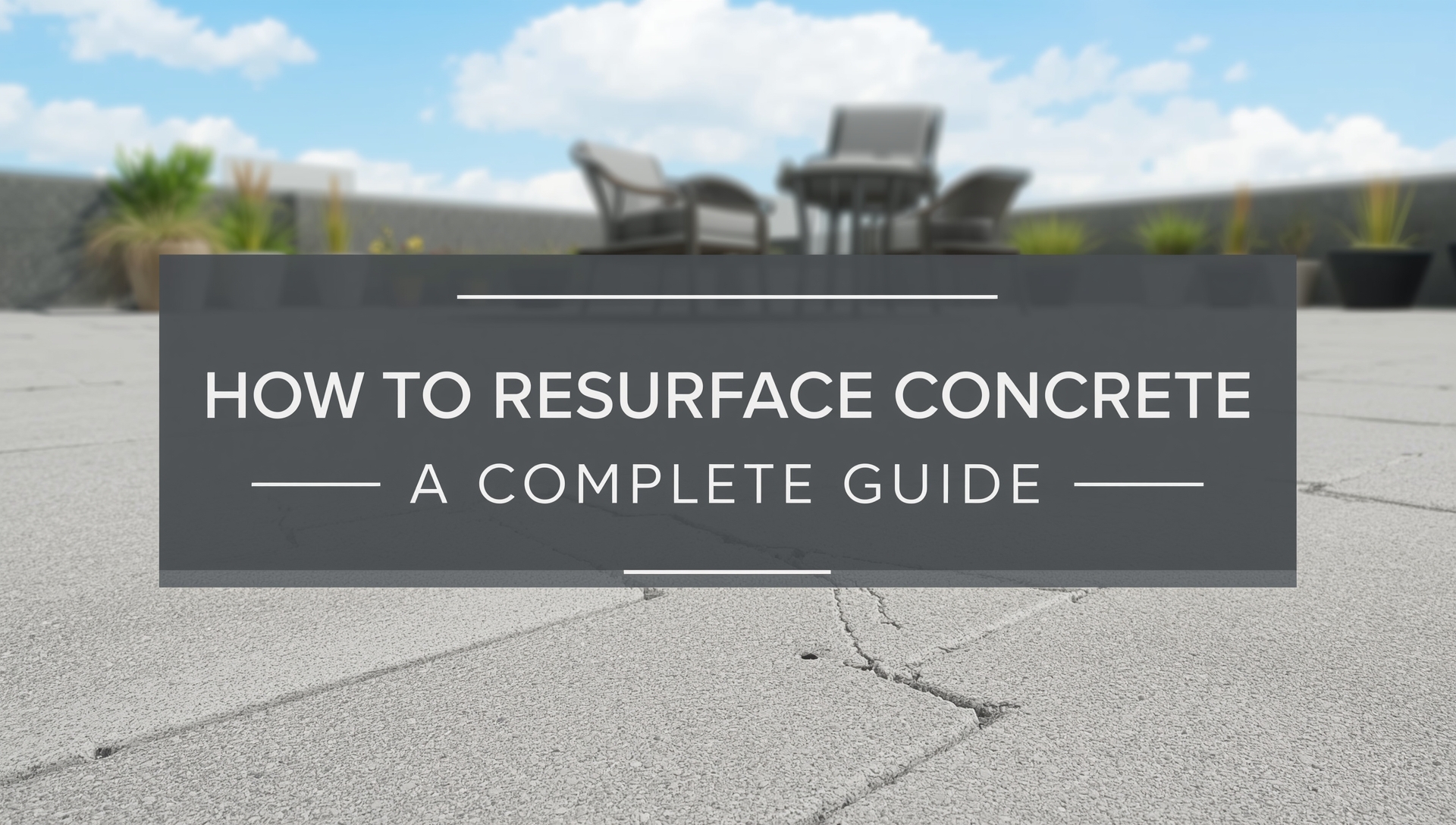 How to Resurface Concrete: A Complete Guide