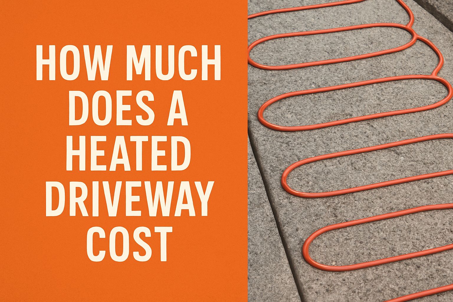 How Much Does a Heated Driveway Cost? Full Guide