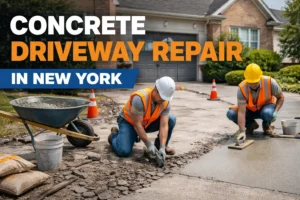 concrete driveway repair