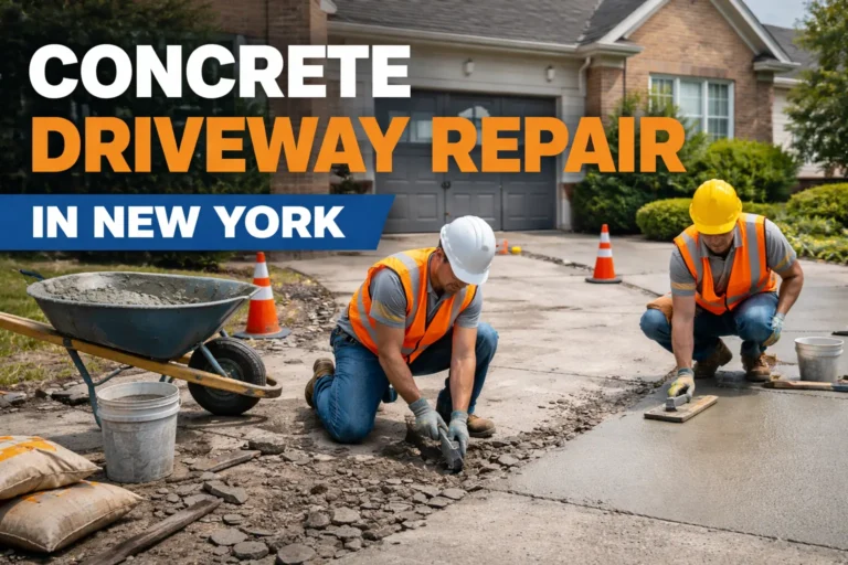 concrete driveway repair